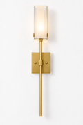 Lámpara de pared Jonathan JYL78050B-C dorada con difusor de cristal