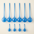 Bolas de riego Relaxdays, juego de 9, alto x diámetro: 28 x 8 cm, bolas de sed 6 GRAANDES 4 PEQUEÑOS