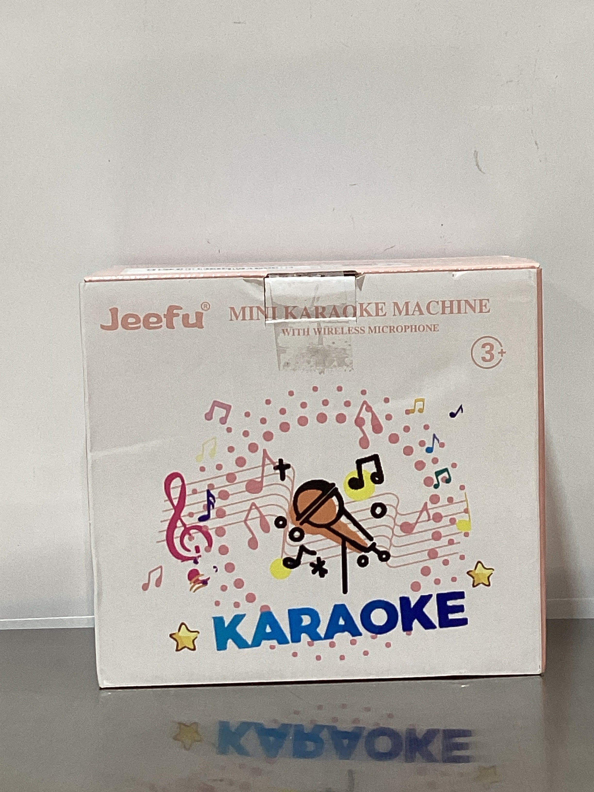 Máquina de Karaoke Portátil para Niños | Micrófono Inalámbrico, 6 Luces LED, Batería 1800mAh, 5H