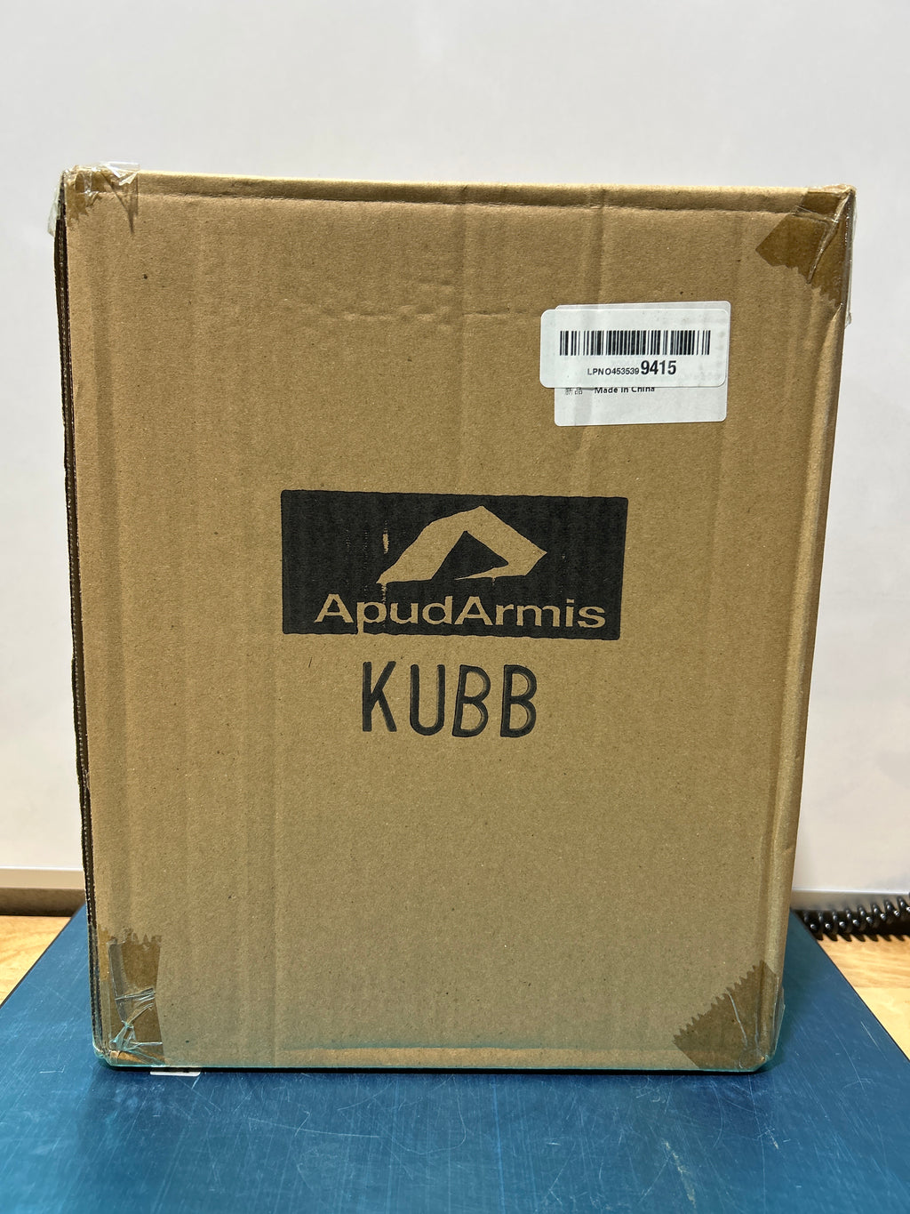 ApudArmis Kubb Yard Game Set, Viking Chess Outdoor Clash Toss Yard Game with Carrying Case - Rubber Wooden Backyard Lawn Games Set for Teenagers Adults Family