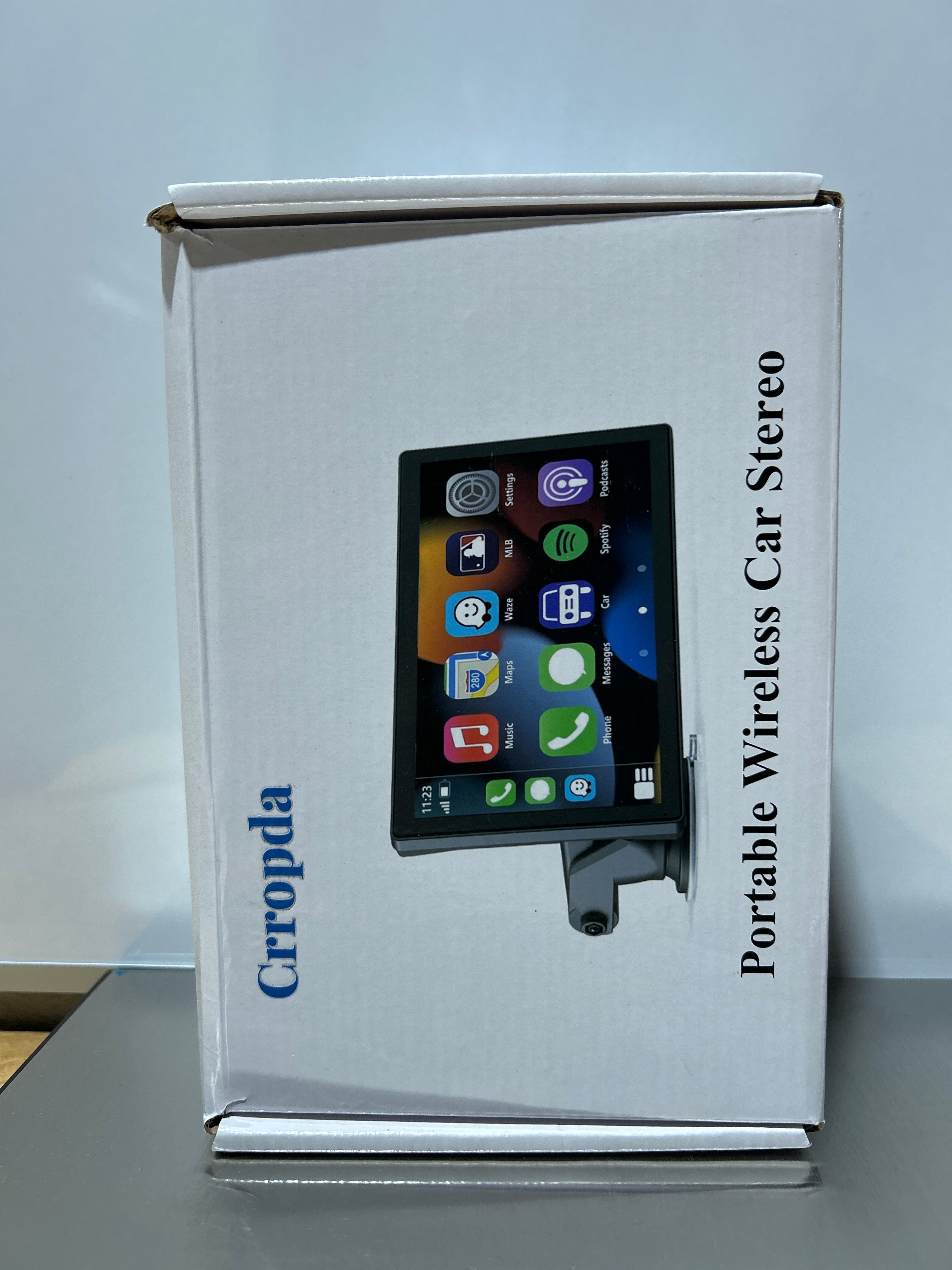Pantalla portátil inalámbrica Apple Carplay Android Auto para coche, radio táctil de 9 pulgadas con Bluetooth, control de voz, reproducción de coche para todos los vehículos