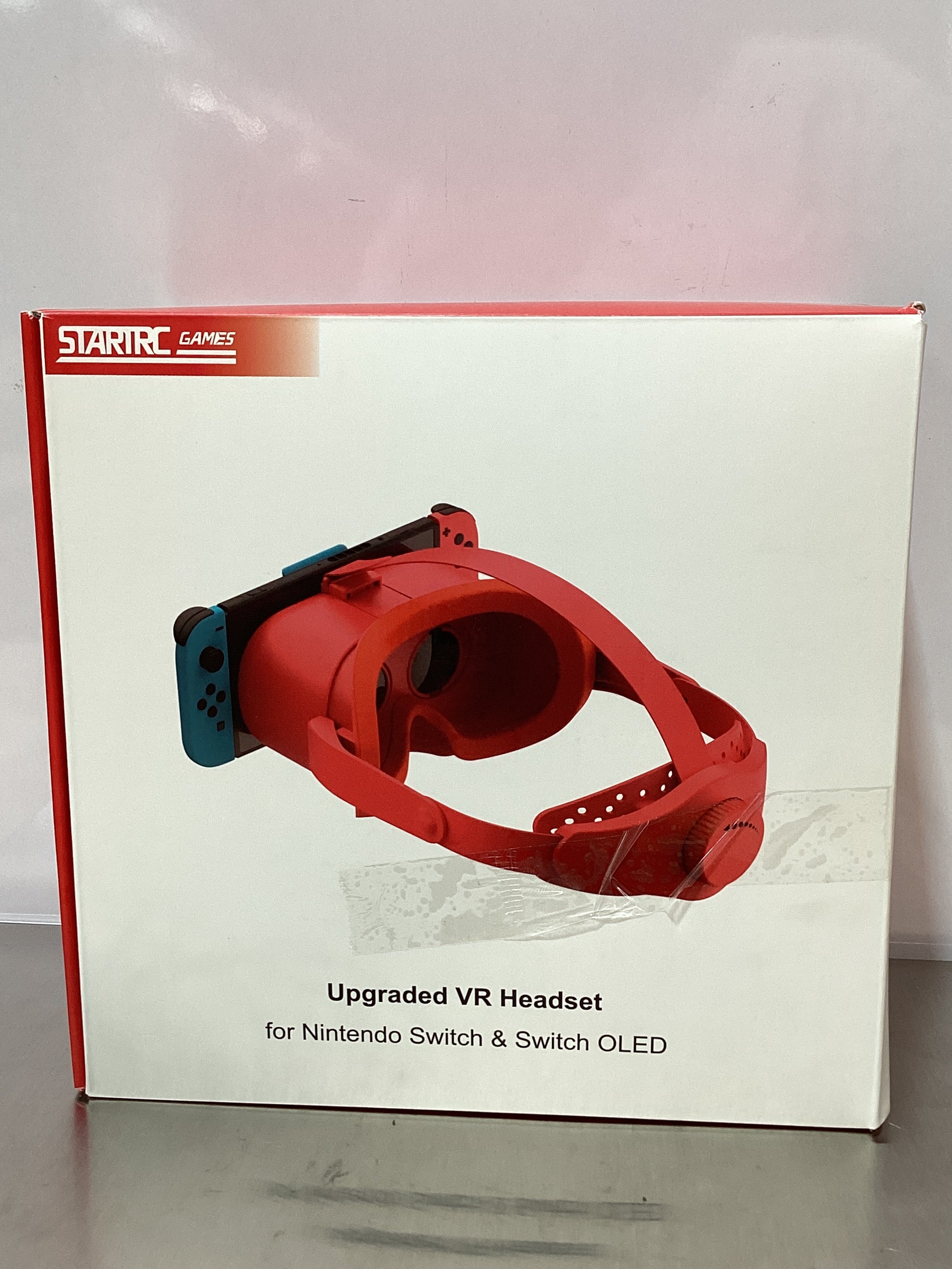 VR Headset for Nintendo Switch & Switch OLED, Upgraded Switch Virtual Reality Glasses with Adjustable Lens and Elite Strap, Labo VR Kit 3D Goggles Accessories for VR Gaming Experience