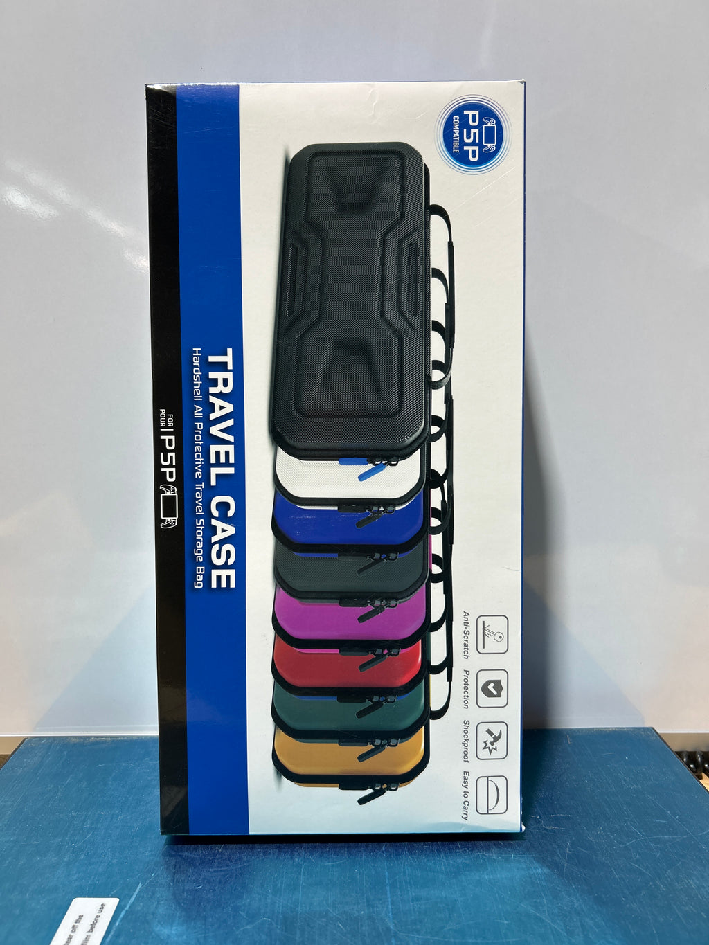 Paquete de accesorios 3 en 1 FYOUNG para PlayStation Portal: estuche de transporte, funda rígida transparente para PC, protector de pantalla, funda protectora, bolso de viaje portátil para el control remoto PS5 Portal. 