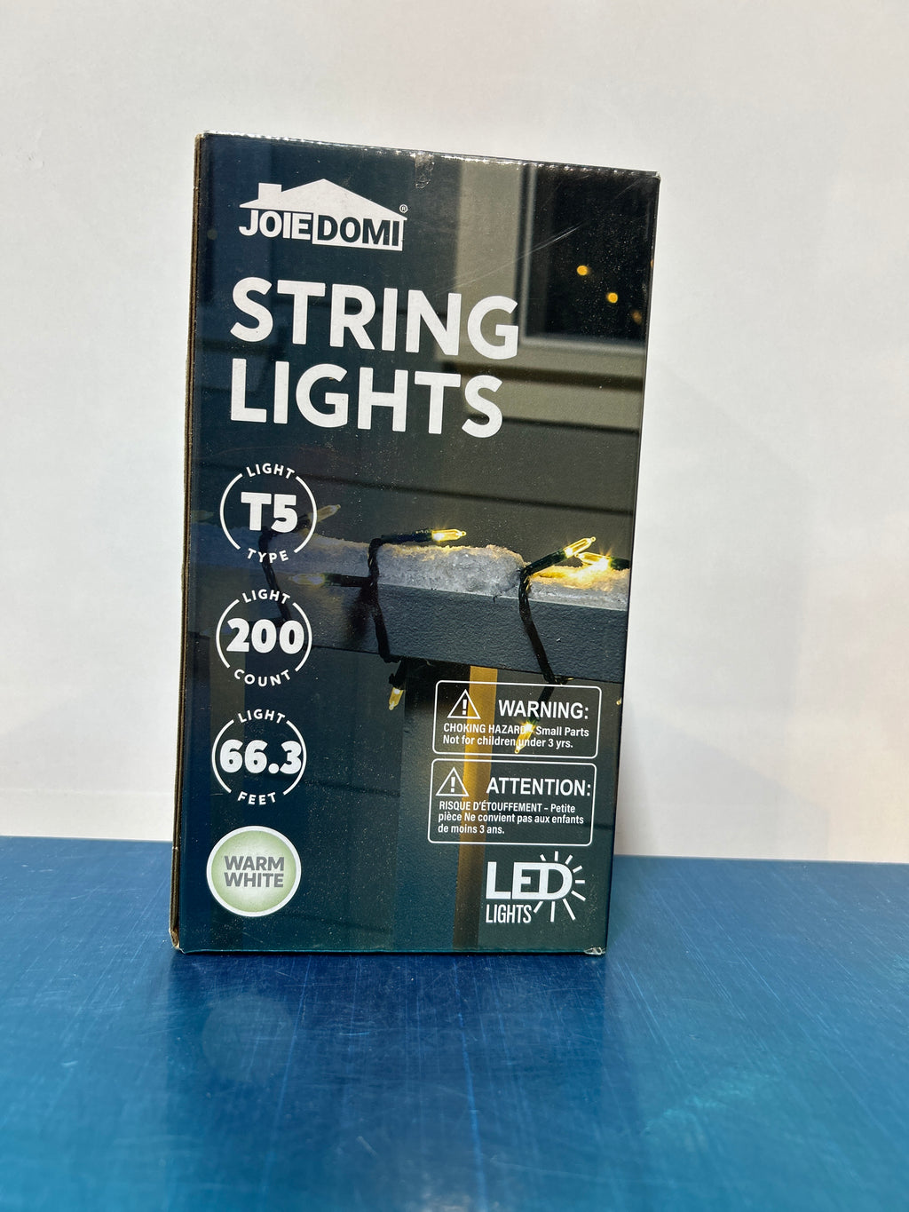 Joiedomi LED Christmas String Lights - 200 Count, 66.3FT, 8 Lighting Modes, 6-Hour Timer, Battery Operated, Green Wire - Warm White Fairy Lights for Xmas, Party, Holiday Decor (Batteries Not Included)
