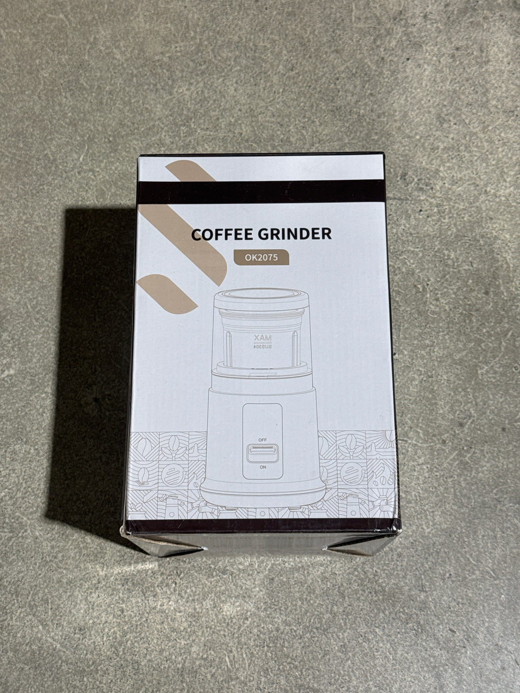 Molinillo de café eléctrico SHARDOR One Touch, para especias y hierbas, para granos de café, especias y semillas, con recipiente extraíble de acero inoxidable, molinillo seco, color negro 
