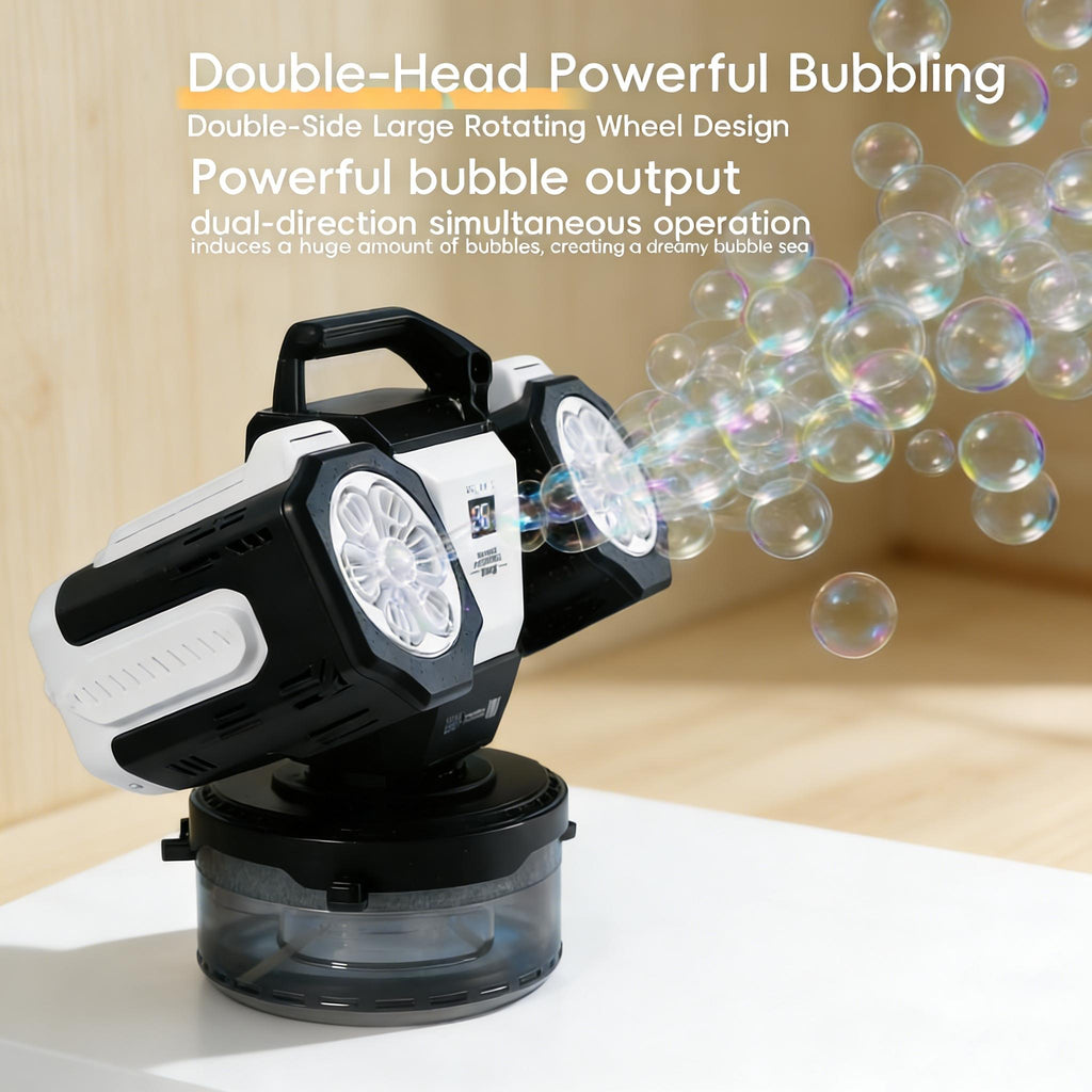 Dual Motor Bubble Machine – Máquina de Burbujas de Doble Motor