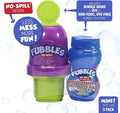 Fubbles Bubbles - Vaso de Burbujas sin derrames | Juguete de Burbujas para bebés y niños | Incluye solución de Burbujas de 6 onzas y Varita de Burbujas (los Colores del Vaso Pueden Variar)