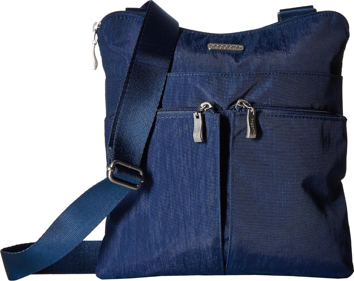 Bolso bandolera Horizon para mujer de Baggallini, color Pacífico.