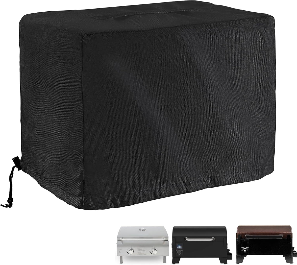 Starcrew Cubierta para Parrilla de Pellets Pit Boss 10697 y PB150PPG | Funda Impermeable para Ahumador Portatil 150/PB200P | Compatible con Pit Boss 75275