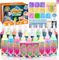 Timetome Magic Water Elf Toy Kit for Kids – 20 Gels (11 Standard + 6 Glitter + 3 Glow) & 10 Molds, DIY Squishy Maker, Aqua Fairy Gel Toys, Night Glow & Glitter, Birthday Gifts for Boys & Girls 3+