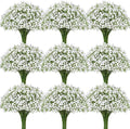 Flores Artificiales de Gypsophila 50 Piezas | Baby's Breath Falsas al Por Mayor | Tacto Real Blancas | Para Bodas, Decoración del Hogar y Arreglos Florales