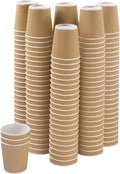 Vasos de Papel Kraft NYHI 6oz Pack de 150 — 3 Capas Onduladas Aislantes, Desechables, Café y Bebidas Frías