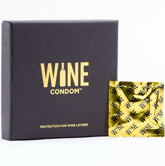 Los Condones Originales para Vino | Tapón para Botella de Vino y Bebida | Agarre Hermético | Prolonga la Frescura de las Bebidas | Regalo de Novedad Divertido | 100% Látex de Caucho de Grado