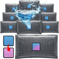 Timgle - 10 paquetes de desecante recargables de 100 g para almacenamiento, paquetes de gel de sílice, bolsas absorbentes de humedad secas, bolsas deshumidificadoras reutilizables para armarios, hogares y automóviles. 