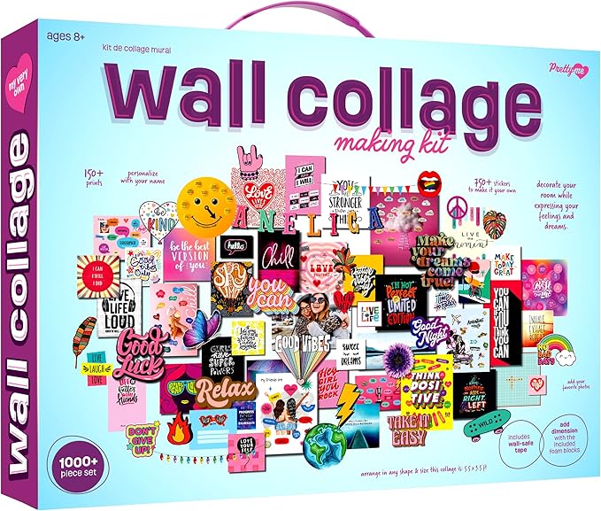 Kit de Collage de Pared Pretty Me para Niñas Adolescentes y Preadolescentes - Ideas de Regalo de Artes y Manualidades para Niñas de 11, 12, 13, 14, 15, 16 Años - Regalos de Cumpleaños