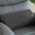 Almohada de Apoyo Lumbar HIGOGOGO para Sillón Reclinable/Silla de Acentuación/Sofá, Cojín de Apoyo Lumbar de Espuma Viscoelástica para Adultos Mayores, Cojín Reclinable Lavable, Gris Oscuro