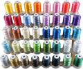 Kit 40 Hilos de Bordado Poliéster brothread 500M — Compatible Brother, Janome, Singer, Pfaff, Bernina