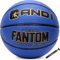 AND1 Fantom Graffiti - Balón de baloncesto de goma para uso en interiores y exteriores, construcción de canal profundo y durabilidad