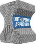 5 STARS UNITED Almohada de rodilla para personas que duermen de lado, alivio del dolor de cadera, cojín de espuma viscoelástica para dormir de lado, almohada entre piernas para ciática y dolor de espalda