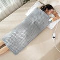 Almohadilla térmica extragrande, almohadilla térmica XXXL para alivio del dolor de espalda, almohadilla térmica eléctrica de 20x40 cm, calor húmedo, calentamiento rápido, 10 niveles de calor, apagado automático