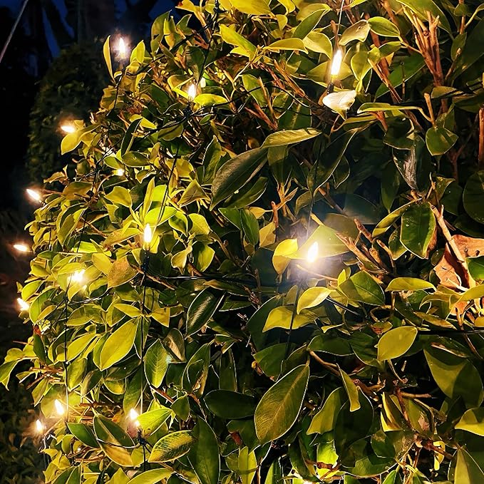 Luces de red de Navidad al aire libre de 120 LED, 6 pies x 5 pies, luces de decoración de Navidad, 8 modos, red de malla impermeable conectable para árboles de Navidad, arbustos, bodas, jardín