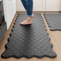 Alfombrillas de cocina Arenarug Upgrade negras, 2 unidades, antifatiga