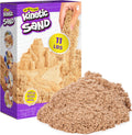 Arena cinética, 5 kg (11 lb), arena de juego marrón natural para manualidades, arenero, exclusiva de Amazon (el empaque puede variar), juguetes sensoriales moldeables para niños de 3 años en adelante.