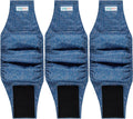 Bandas Abdominales Langsprit para Perros Macho (Pack de 3) | Pañales Lavables y Reutilizables de Alta Absorción | Diseño Jeans, Talla XXL
