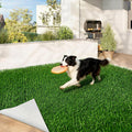 Alfombra de césped artificial KILCLER para interiores y exteriores, 122 cm x 183 cm, suave y duradera, de alta densidad y aspecto realista. Apta para mascotas. Perfecta para patios, jardines, balcones y como telón de fondo para sesiones de fotos de bodas.