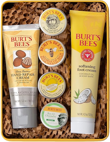 Set Clásicos Burt's Bees | 6 Productos Naturales en Lata de Regalo