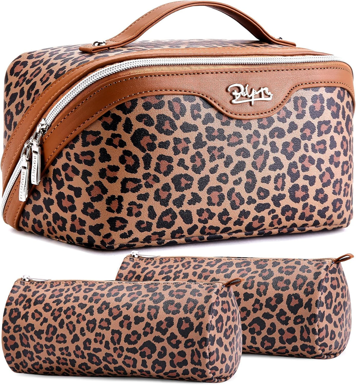 BOYATU - Bolsa organizadora de maquillaje de viaje: juego de 3 bolsas