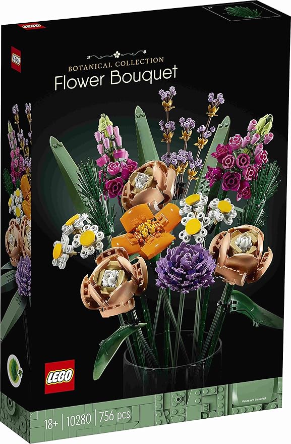 LEGO Set 2 en 1 – Suculentas 10309 y Ramo de Flores 10280 | Para Adultos