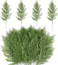 Hananona Ramas de Pino Artificiales, Tallos de Cedro Sintético de Navidad, Ramas de Cedro Sintético Artificiales, Selecciones de Pino de Vegetación Falsa de Navidad para Corona Artesanía
