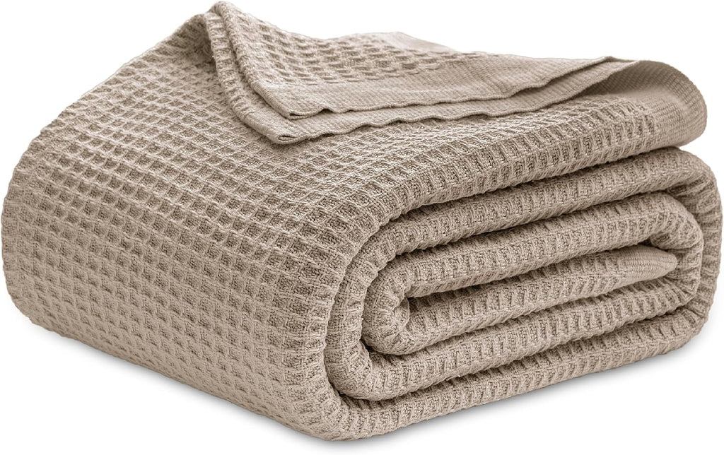Manta Bedsure Queen 100% Algodón, Fresca y Suave