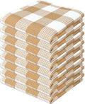 Paños de Cocina Tejido Gofre 100% Algodón | 12x12" | Pack de 8