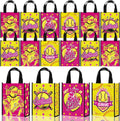 Estune Pack 24 Bolsas de Regalo Fiesta Softbol | Dulces y Golosinas | No Tejidas con Asas | Cumpleaños Deportivo | 24 Unidades