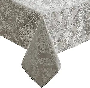 Elrene Caiden Mantel Damas Impermeable Resistente a Manchas y Arrugas 152x213cm – Color Plata
