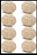 Hilo Grueso FACIACC 8 Piezas de 250g/8.8oz | Chenille Jumbo Esponjoso para Tejer a Mano | Super Voluminoso y Suave para Cobijas | Blanco Hueso