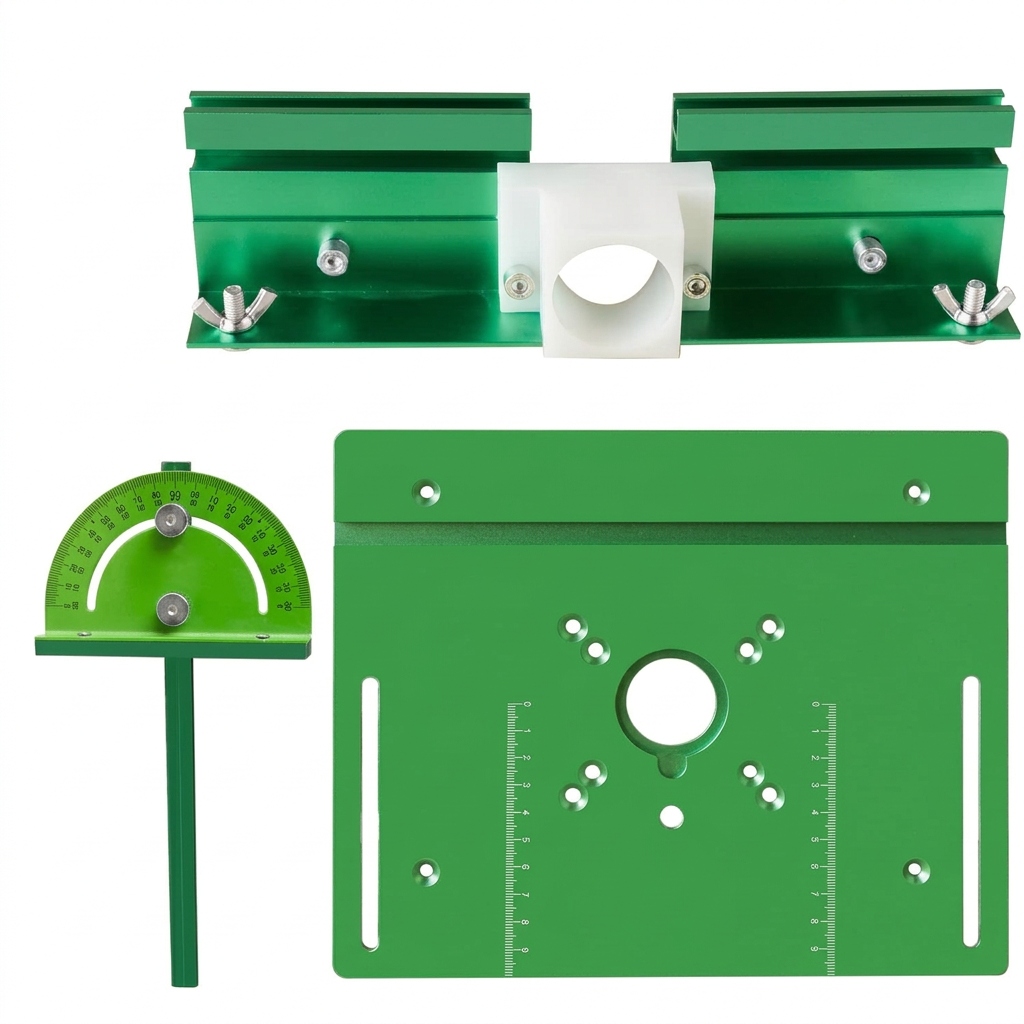 Placa de mesa para fresadora para herramientas de carpintería que garantiza durabilidad