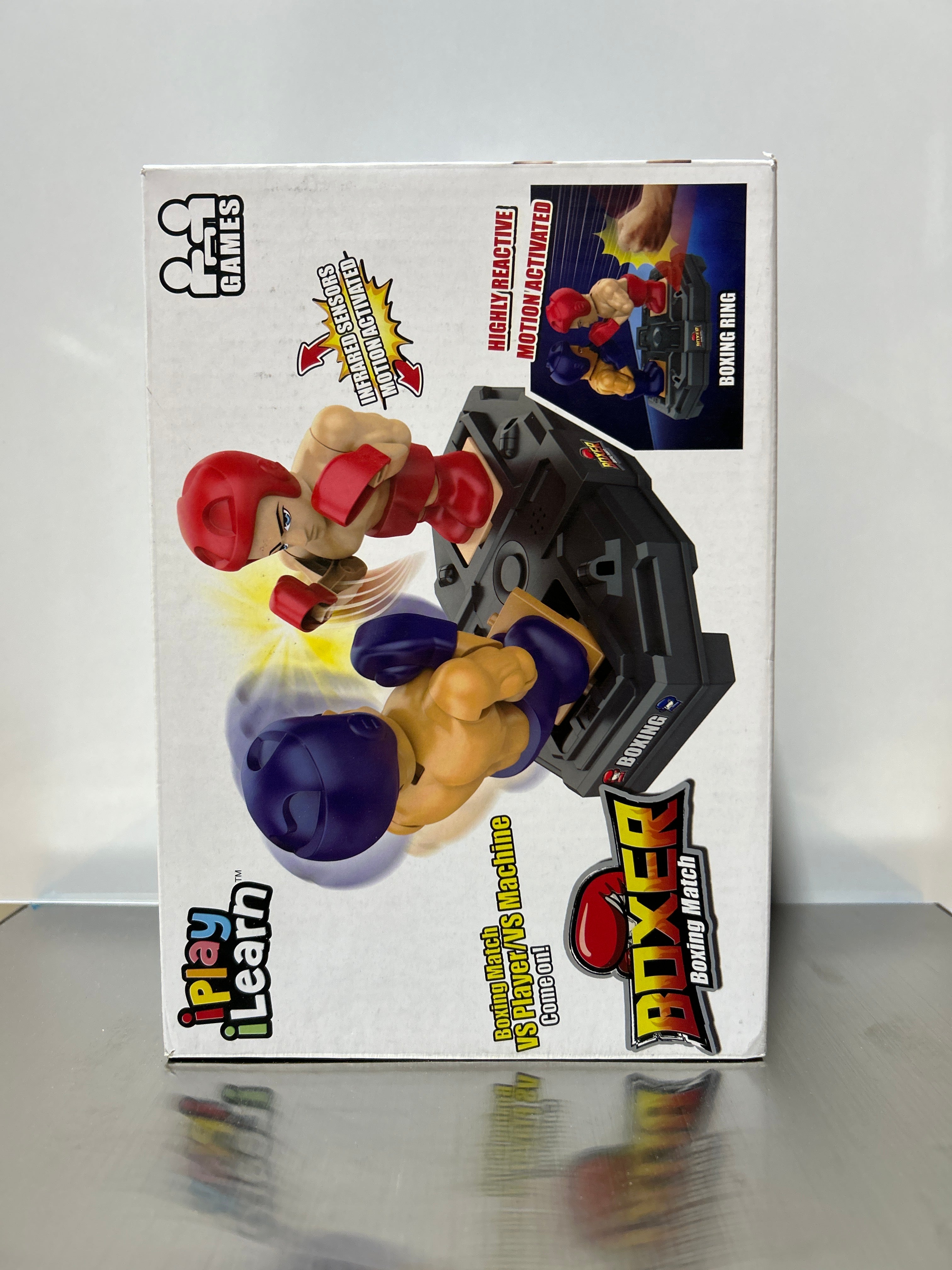 iPlay iLearn Electronic Boxing Robots - RC Fighting Battle Bots with Motion Sensor - 2-Player & VS Machine Modes - Indoor Sports Gift for Boys Ages 3-12
