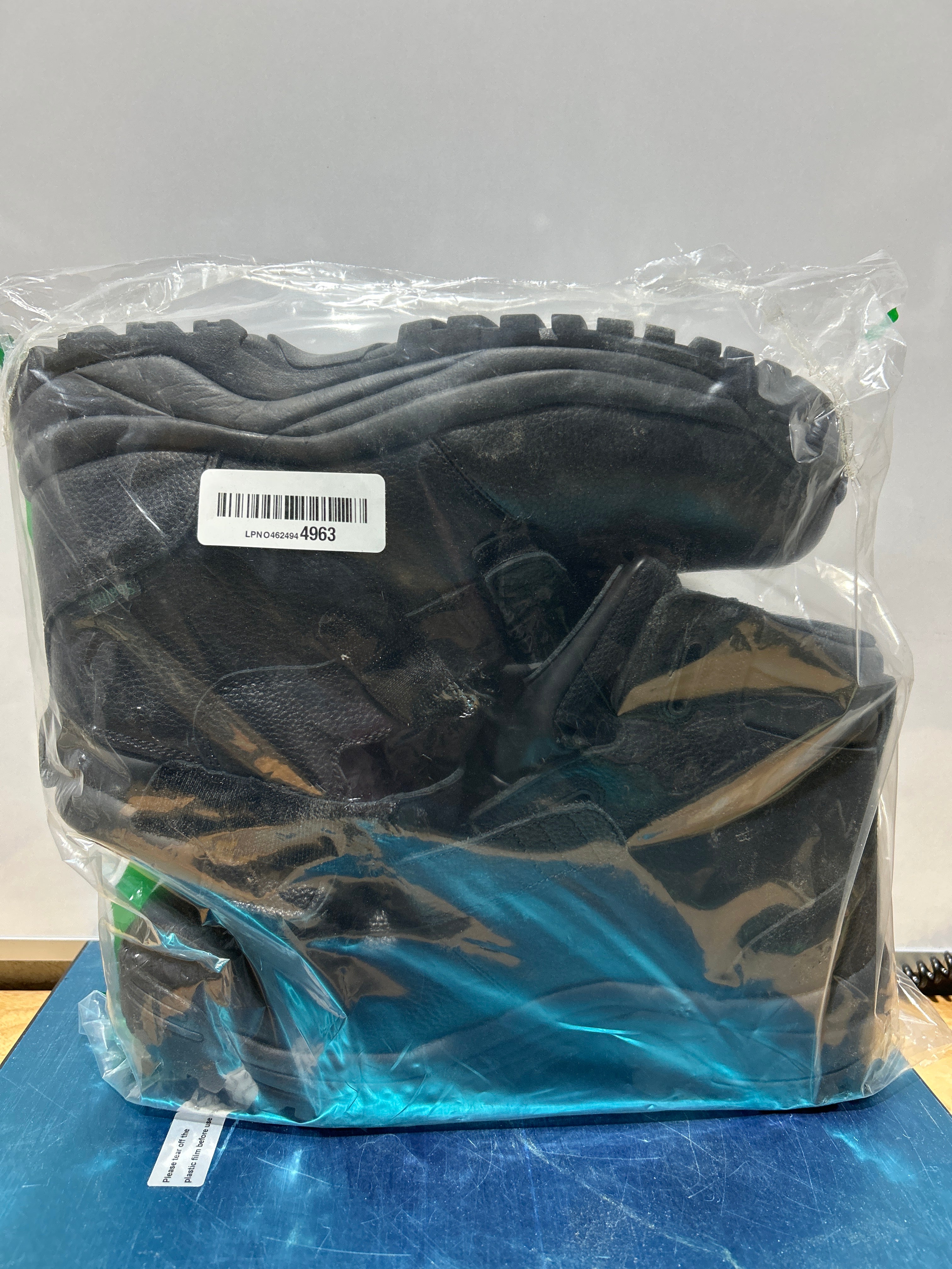 Botas altas de senderismo informales Propet Cliff Walker para hombre, hasta el tobillo, color negro 