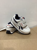 Tenis Reebok para Bebé Niño – Blanco con Azul, Talla 23 EU
