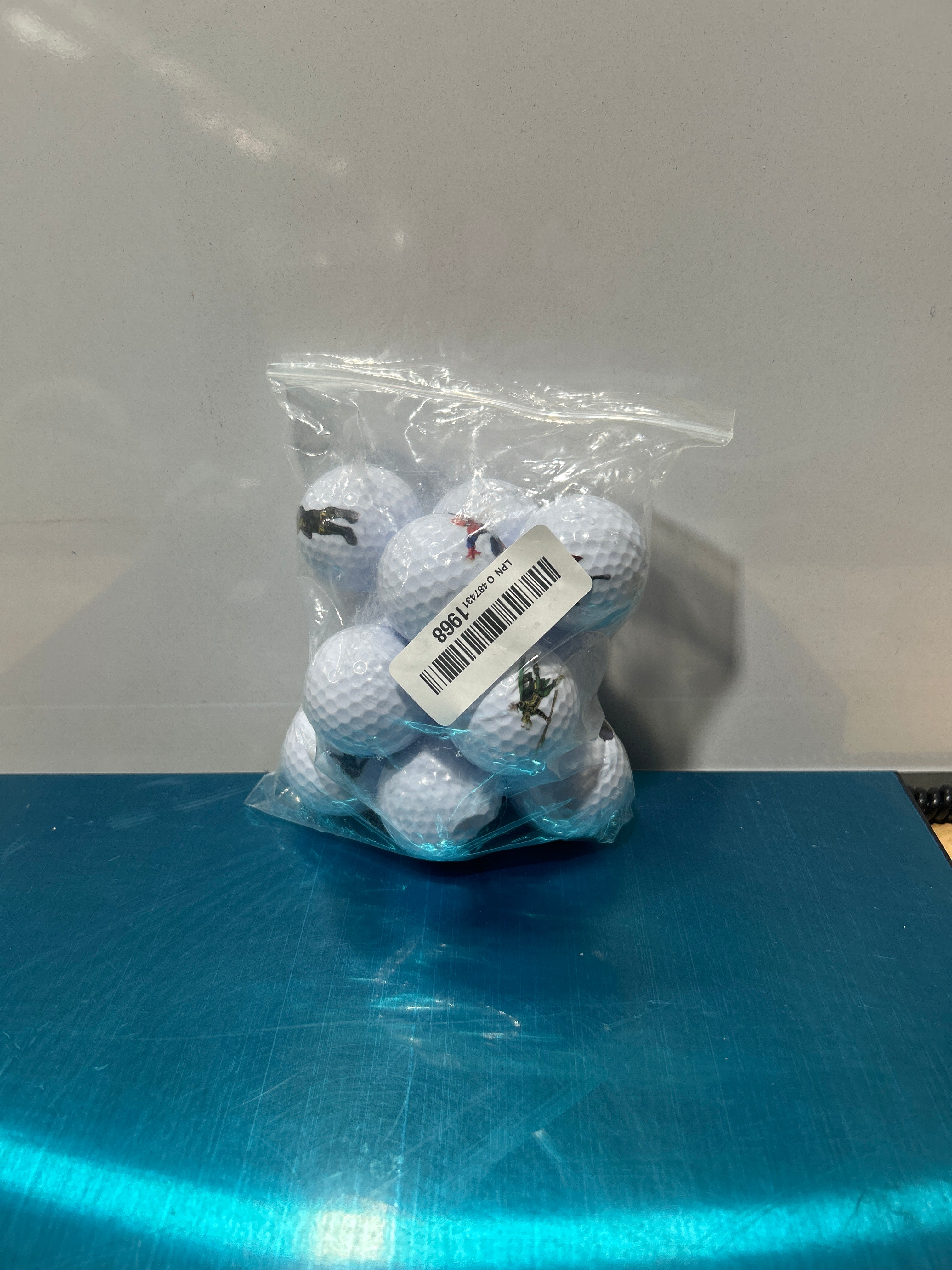Pelotas de Golf Divertidas con Cara de Trump - Pack 12 Unidades, Construccion 2 Piezas, Regalo Original para Golfistas