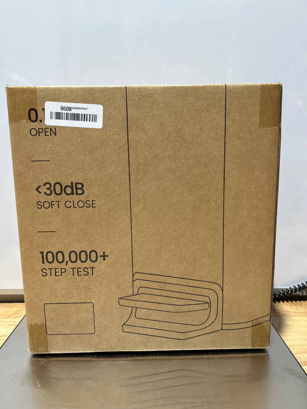 Papelera de Baño Cesun 6L Acero Inoxidable – Tapa Silenciosa, Pedal Resistente, Cubo Interior Extraíble, Color Plata