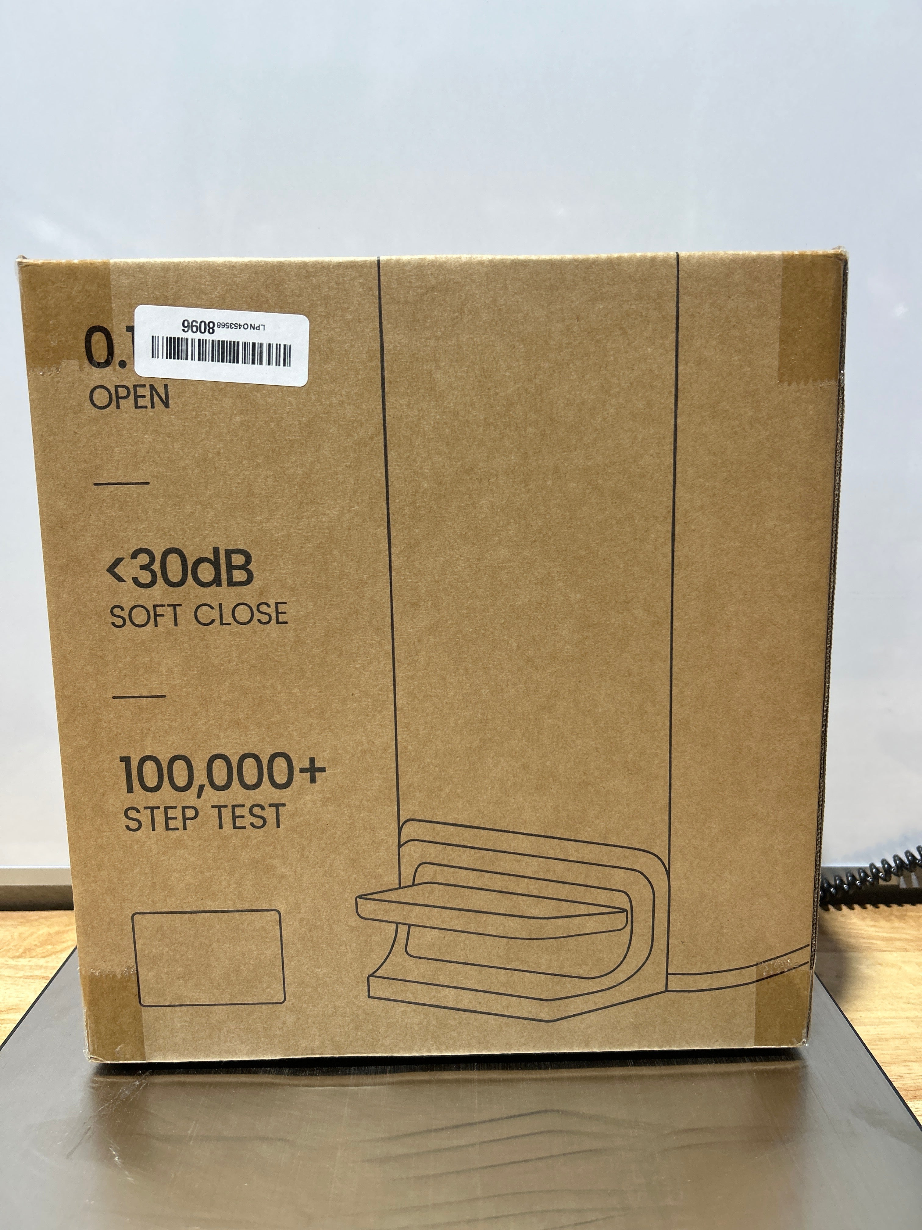 Papelera de Baño Cesun 6L Acero Inoxidable – Tapa Silenciosa, Pedal Resistente, Cubo Interior Extraíble, Color Plata