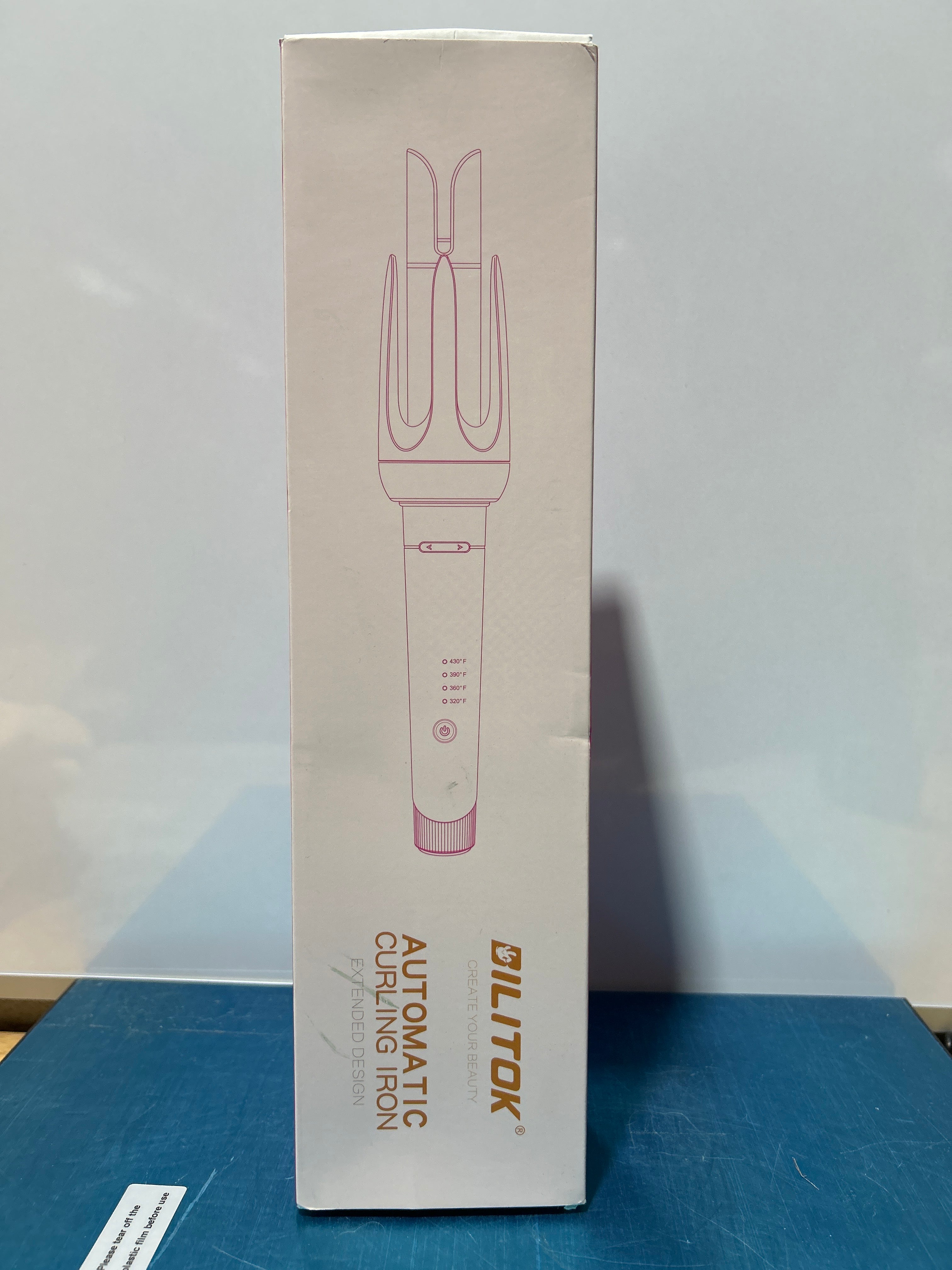 Rizador Automatico de Cabello – 4 Temperaturas, 3 Temporizadores, Apagado Automatico, Anticalor y Antienredos, Color Rosa