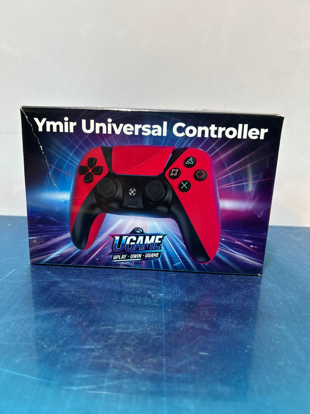 Control Inalambrico Enstixsm para Amazon Luna y Fire TV – Joysticks ALPS, Paletas Traseras, Turbo, Bateria 1200 mAh, Color Rojo