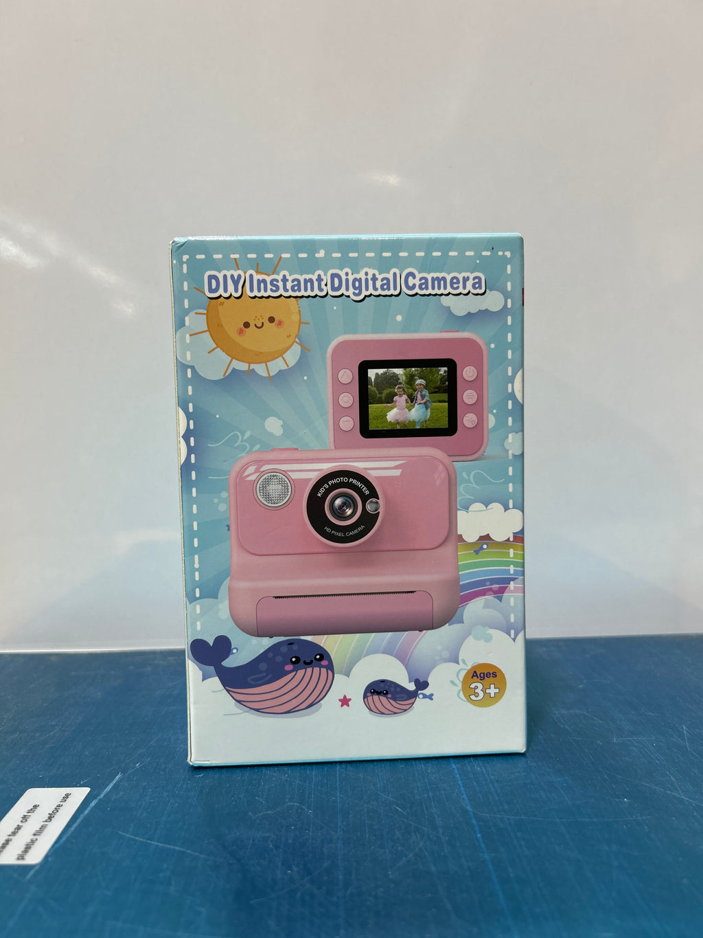 Kids Camera Instant Print - 1080P HD Digital Camera with 32GB Card - 10X Zoom, 2.4" Screen - Thermal Printing - For Ages 3-12 - Christmas Birthday Gift - Purple