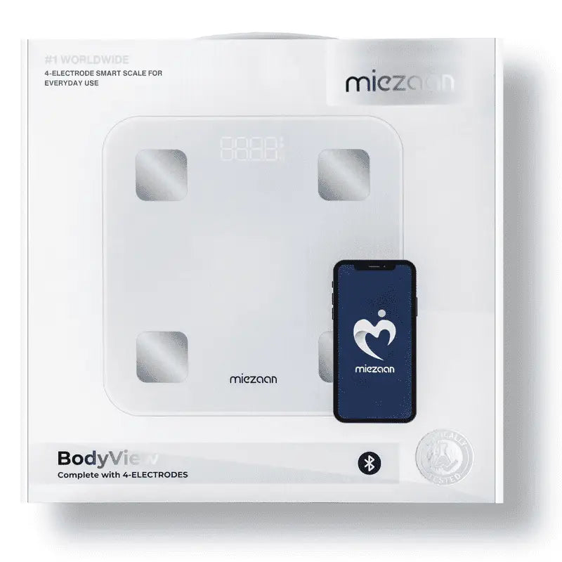 MIEZZAN Body View – Monitor de Composición Corporal Inteligente