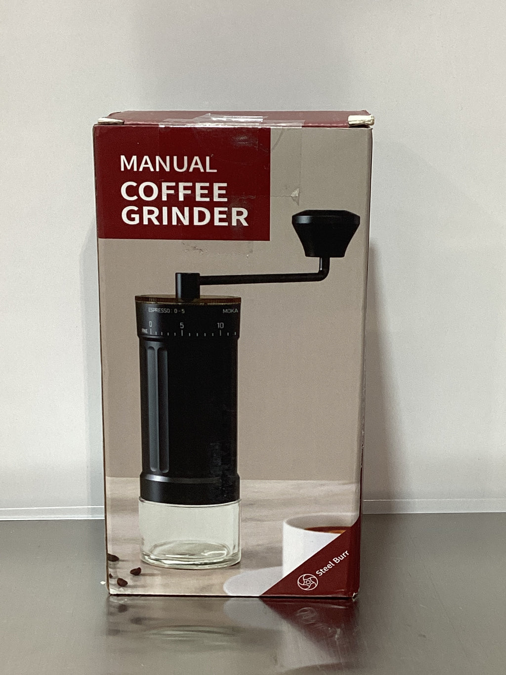 Molinillo de café manual portátil con fresa cónica de acero inoxidable CNC, 40 configuraciones ajustables, capacidad de 30 g para espresso, vertido, prensa francesa y viajes. 